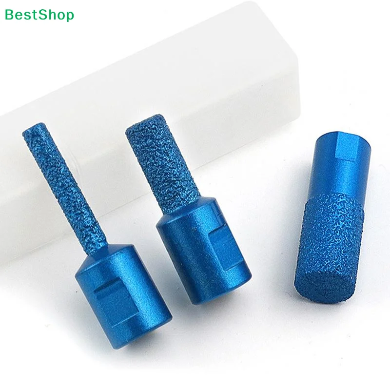♬1/3Pcs Vaccum Brazed Milling Cutter Core Drill Bit Ceramic Tile Marble Stone Slotting Angle Grinder Parts 6 10 15mm