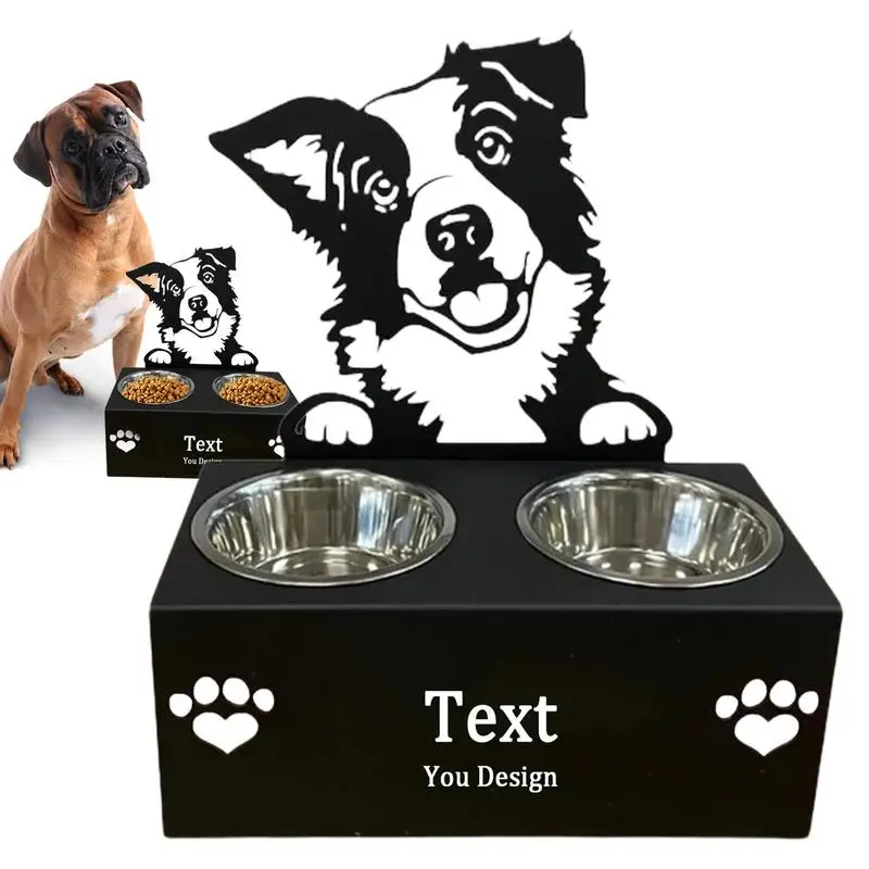 

Cute Dog Bowls Novelty Detachable Feeding Bowl Holder Funny Portable Dog Bowls Creative Pet Feeder Bowl For Feeding Dogs Puppies