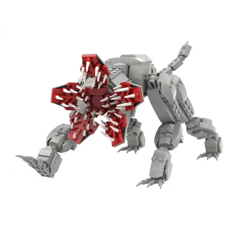 Stranger Articulated Flower-Faced Beast Sci-Fi Horror Creature Figure MOC Block Model