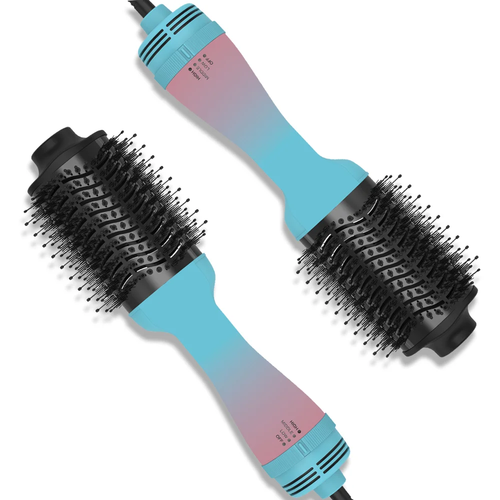 

SMET 5 in 1 Styler Hair Dryer One Step Hair Dryer Professional Hair Straightener Curler Styling Tools Hot Air Brush