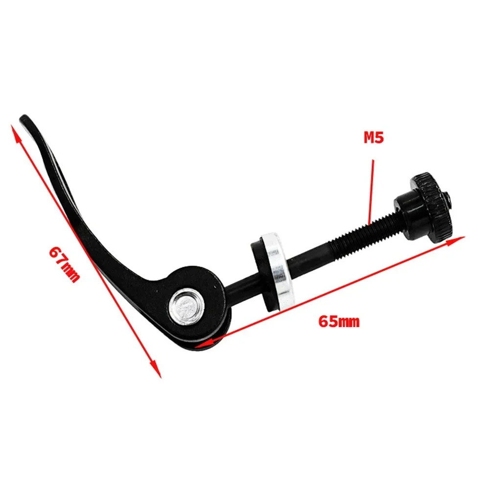 1 szt. Mimośrodowy zacisk śruba M5 rower sztyca rowerowa szybkozamykacz szpikulec śruba klip akcesoria rowerowe na świeżym powietrzu stop aluminium