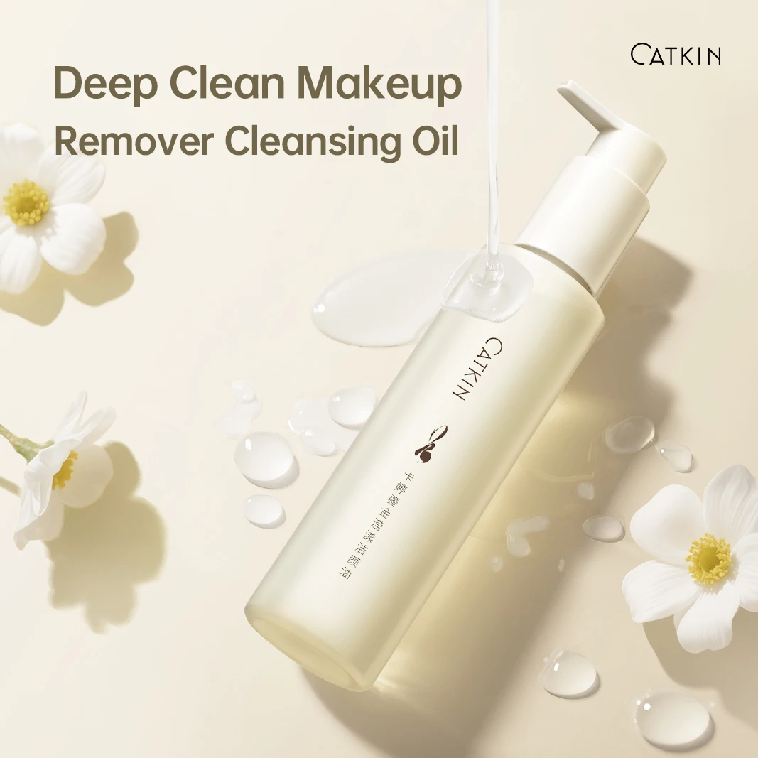 CATKIN Summer Palace Luxury Deep Facial Cleansing Oil, Makeup Remover Residue-Free, Fragrance and Colorant All Skin Types 150ml