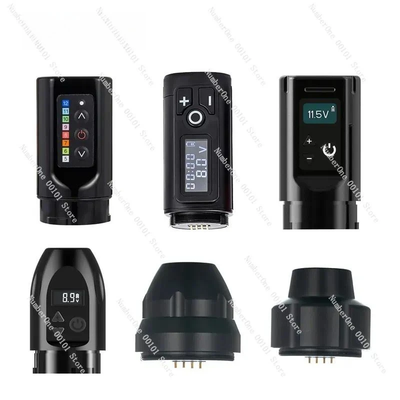 Wireless Tattoo Pen Kit Lithium Battery Rotary Machine with Conversion Head Replacement Power Supply Integrated Needle