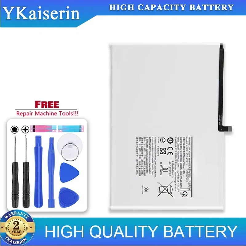 YKaiserin 7040mAh Replacement Battery SCUD-WT-N19 for Samsung TAB A7 T500 T505C