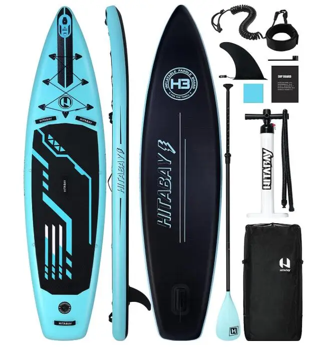 

SUP Paddle Board Premium Stand Paddle Board for Youth Adults Including Repair Fin for Waterplay Surfing