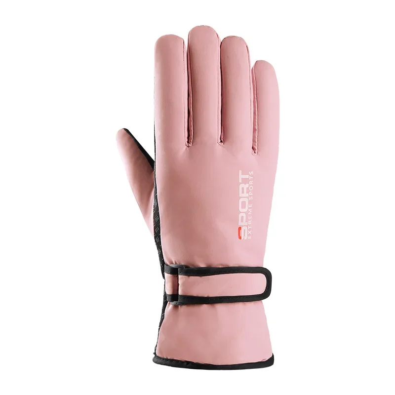 Guantes de invierno 2024 para mujer, guantes de esquí para ciclismo al aire libre, guantes de trabajo de invierno gruesos, cálidos, impermeables, a prueba de viento y pantalla táctil