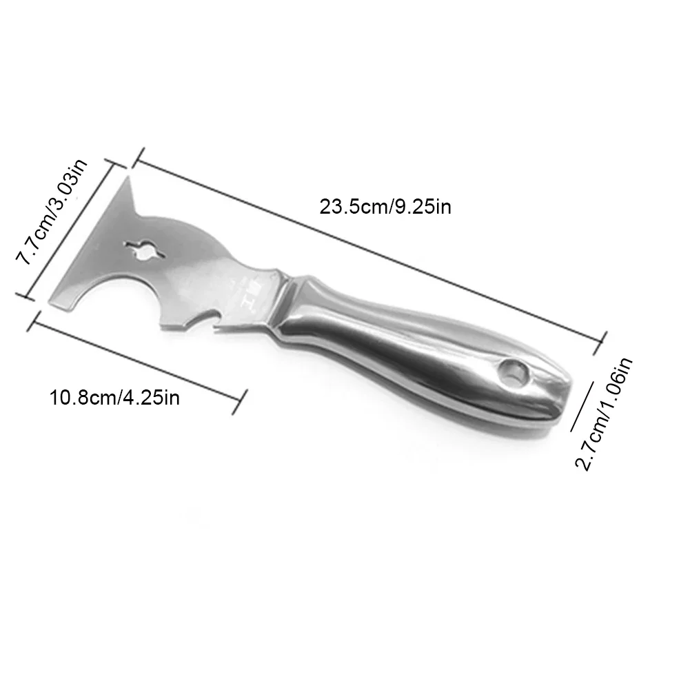 10-in-1 scraper, multi-purpose paint knife, paste knife to remove sealants, painting, wood and wallpaper