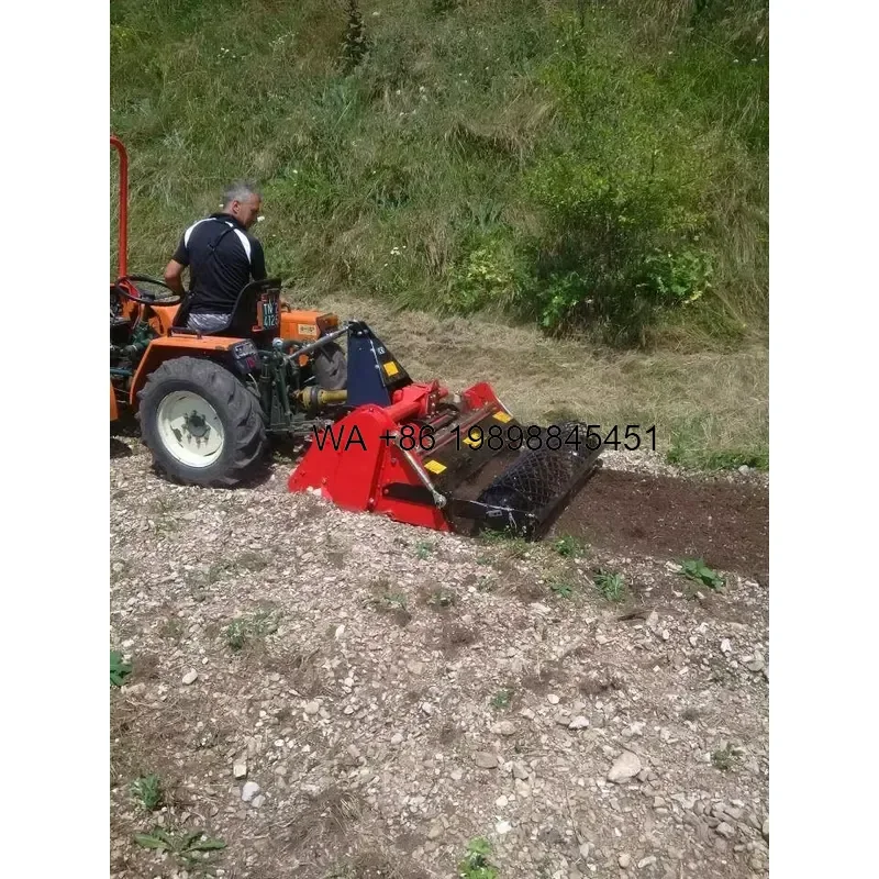 Wmwmnu for 35-50HP Farm Tractor 3 Point PTO Drive Burying Tiller Rock Picker Mounted Stone Collector Agricultural