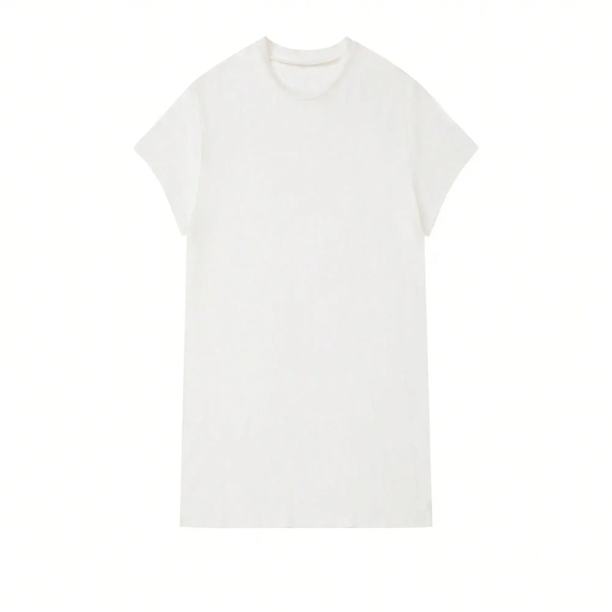 Women's Summer Short Sleeved T-Shirt, Breathable Round Neck Casual Shirt Top, Daily Wear Style, Machine Washed And Iron Free Basic T-Shirt
