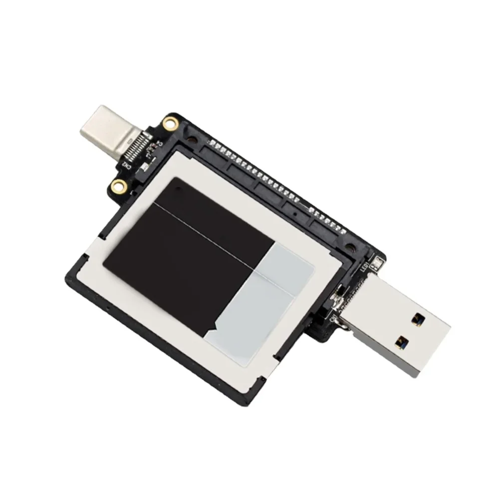 CFE High Speed  Cfast Card Reader with Dual Interface USB3.1 Type-A and Type-C for Fast Data Transfer for pc and phone