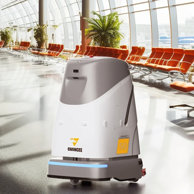 SC50 Intelligent Cleaning Robotic Sweeper Machine Unmanned Robot Floor Scrubber