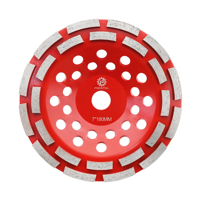 FOCSTOL Diamond Grinding Wheel 1pc Dia 180mm for Concrete Granite Marble Masonry Grinding Cup Disc 7inch Sanding Disc