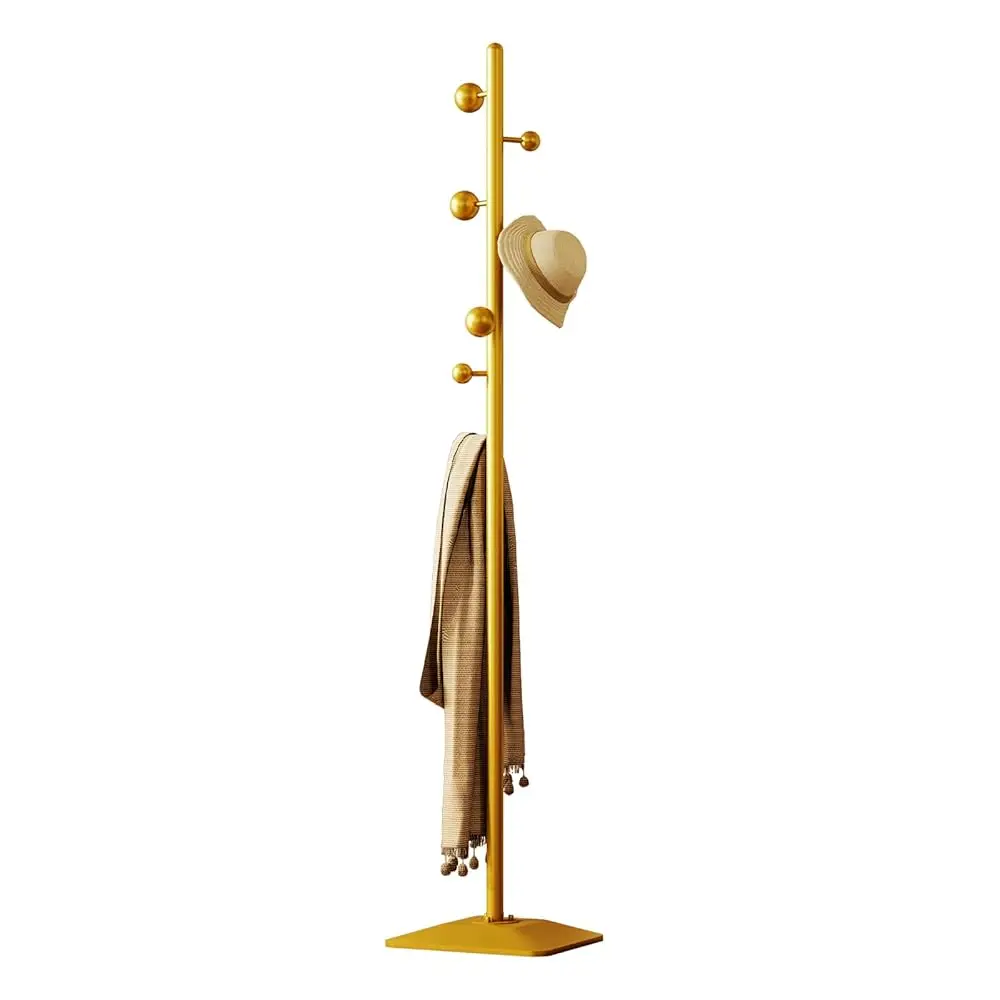 

Coat Ra Freestanding,Coat Ra Stand With 7 Hooks And Metal Base For Bags, Hats.Coat Tree Coat Hanger Stand For Home Office Hall