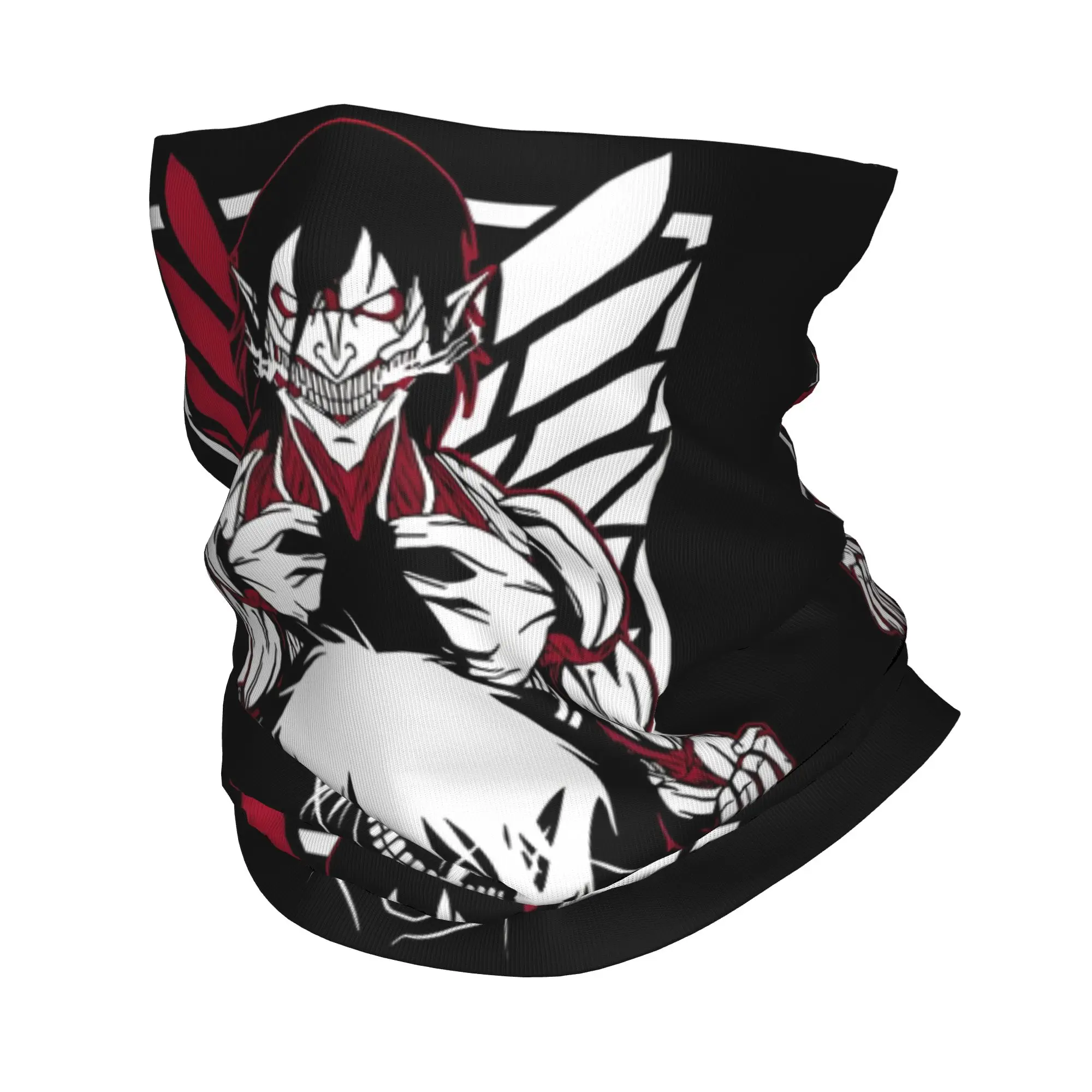 Japane Manga Attack on Titan Anime  Bandana Neck Gaiter Windproof Face Scarf Cover Men Women  Headband Tube Balaclava