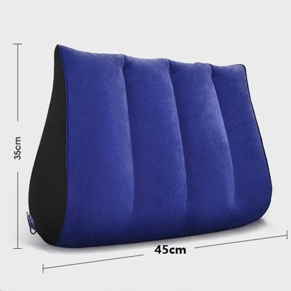 Sex Toy Furniture Pillow Position Cushion Triangle Inflatable Ramp Furniture Positioning Deeper Support Men Women Couples Game - view 5