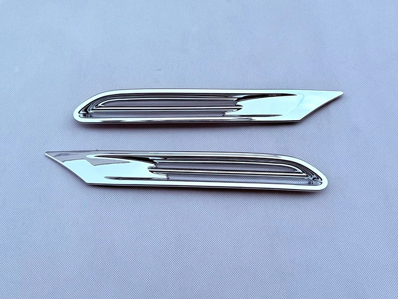 لتويوتا جراند هايلاندر 2024 2025 2026 اكسسوارات السيارات ABS كروم المصد الأمامي منفذ صب الزخرفية لهجة صب