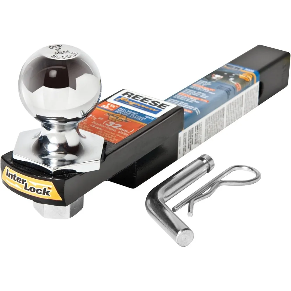 

Heavy-Duty Trailer Hitch Kit with 1.25" Drop, 3,500 lbs Capacity, Includes Ball and Lock