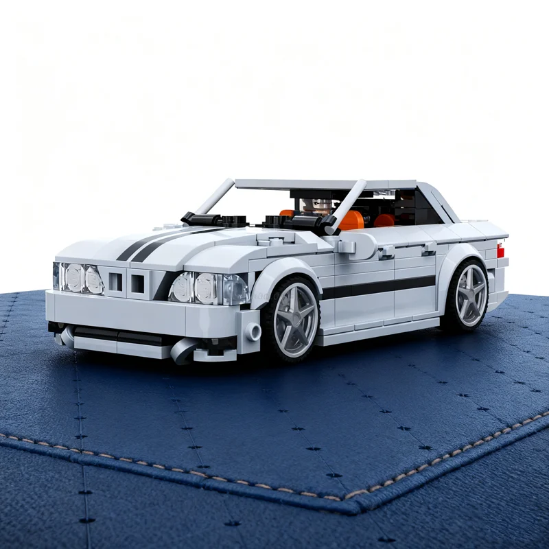 372 pièces MOC BMWedd City Champions Super voiture modèle blocs de construction cadeaux de noël Architecture assembler jouet bricolage idée créative