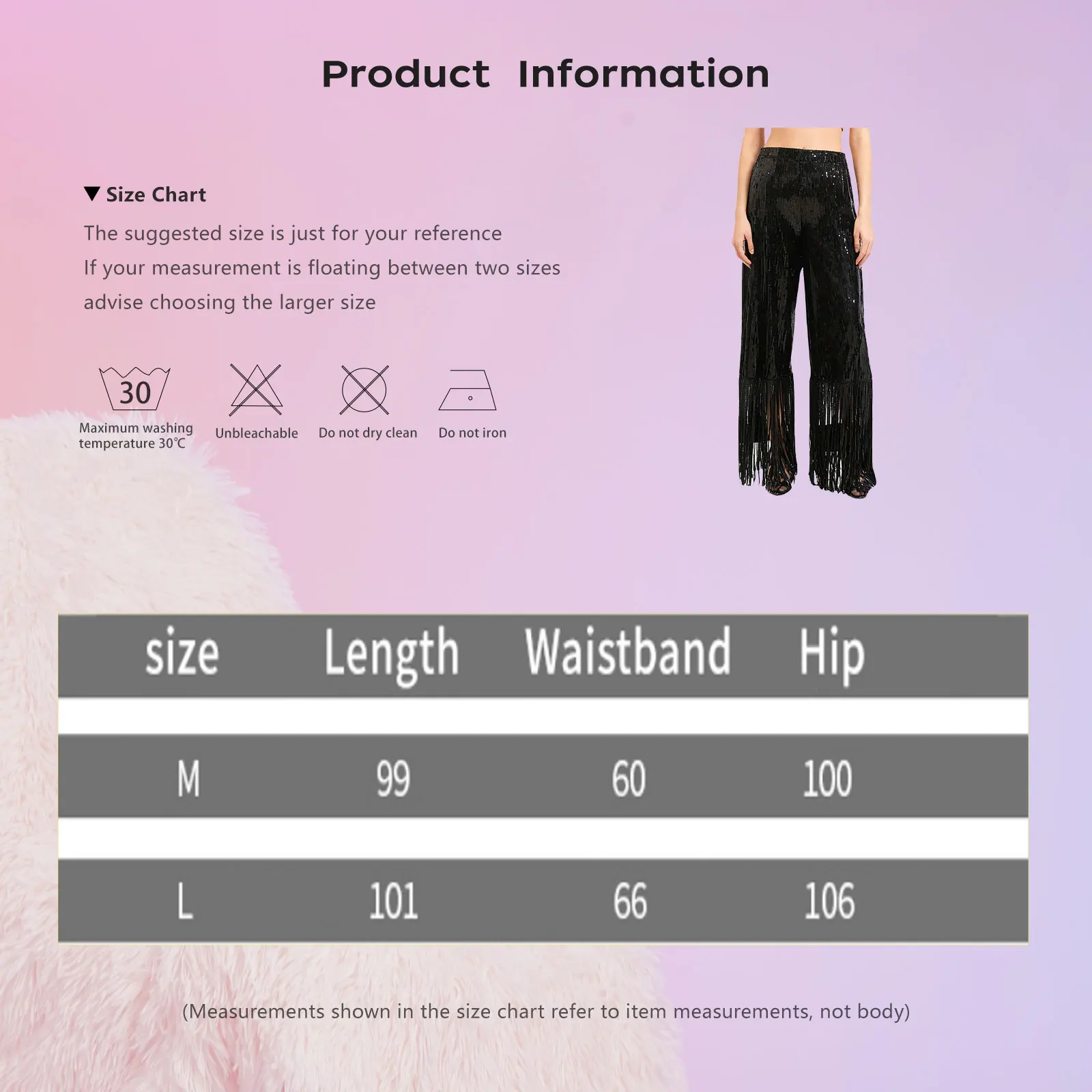 Dames vloeiende tangodansbroek Allover pailletten wijde pijpen broek met kwastjes Latin dansbroek voor Salsa ballroomdans