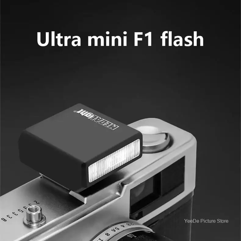 Medalight F1 Mini cámara recargable Flash Speedlite Universal para cámaras Fuji/Sony/Nikon/Canon para Ricoh GR3 GR3X Sony ZV1