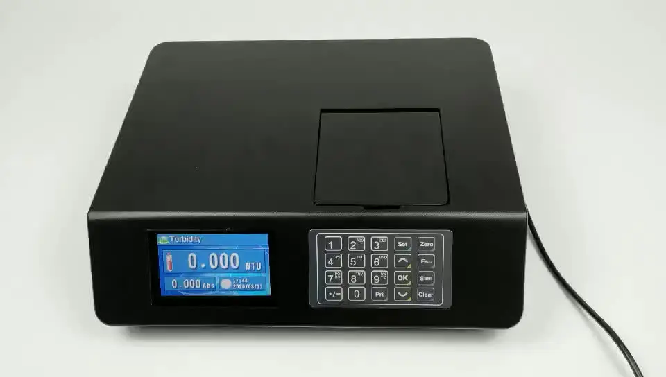 4.3 inch color LCD screen bench high resolution table top turbidity meter with LED light source