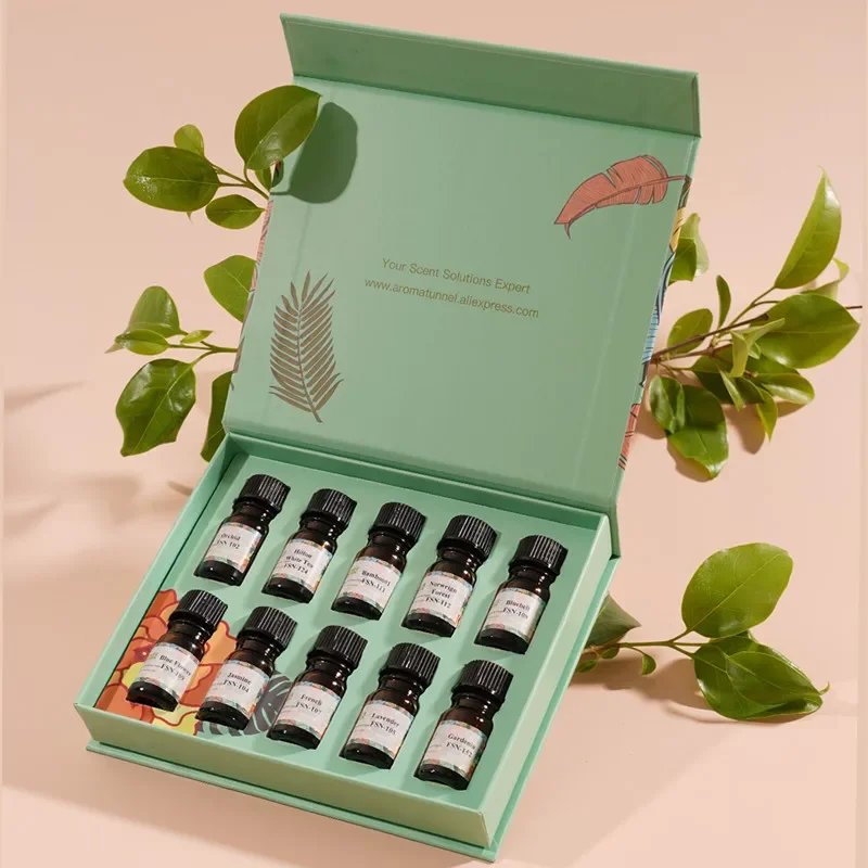 Aroma Essential Oil Various Series Fragrance Set Of 10*5ml Sample Essential Oil Air Freshener Aromatic For Diffuser Home