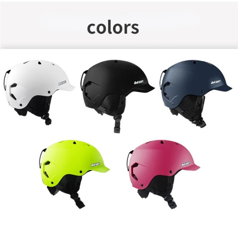 Ski Helmet Ultralight Integrally-molded Breathable Snowboard Helmet Skateboard Helmet For Adult&Child Head Circumference 54-62cm