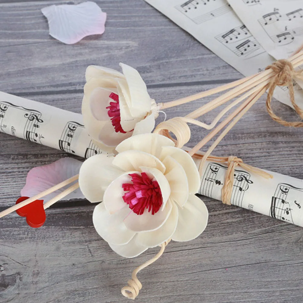 

3Pcs Aromatherapy Flowers Dried Flower Diffuser Sticks Home Scent Diffuser Supplies Decorative Aroma Sticks Fire-Free Fragrance