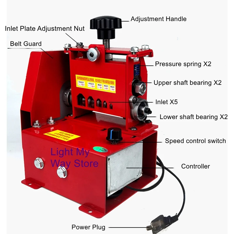 

Small electric wire stripping machine waste cable stripping machine wire stripping machine copper wire stripping machine