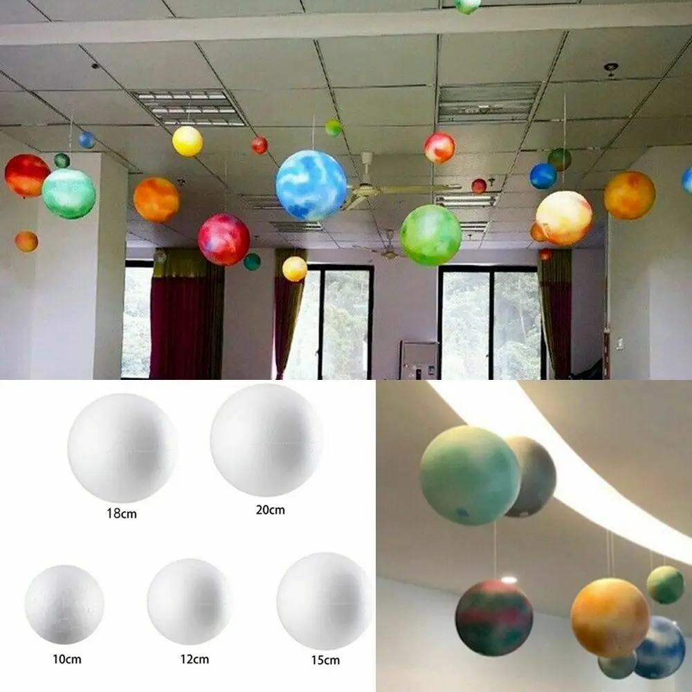 Toys New Party Supplies Kids Favors Wedding Decor White Craft Balls Styrofoam Modelling Polystyrene Christmas Party Decoration