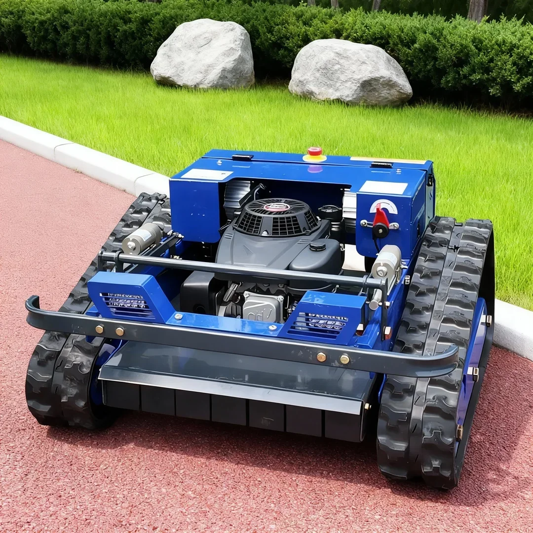 Customized CE/EPA 4-Stroke Lawn Mower Industrial Large-horsepower All-terrain RC Stable Operation Garden Crawling Robot