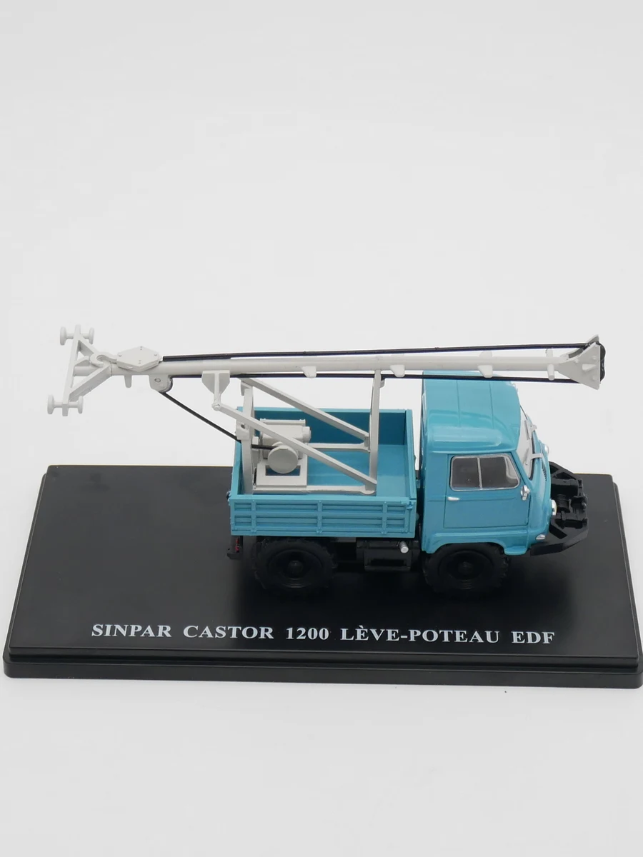 نموذج لعبة سيارة معدني Ixo 1:43 SINPAR CASTOR 1200 LEVE - POTEAU EDF Diecast