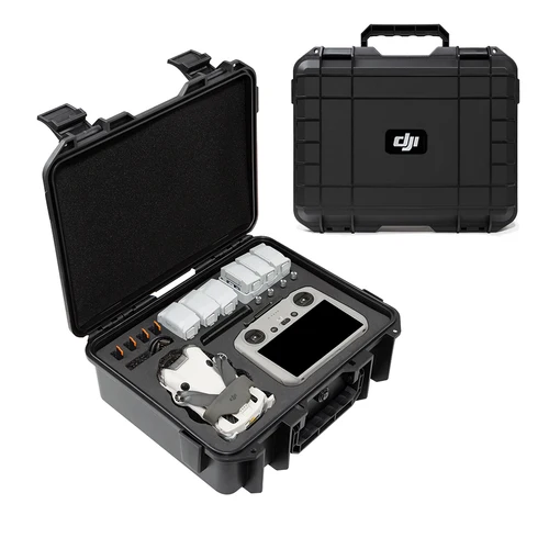 Estuche de transporte a prueba de explosiones para Dron DJI Mini 4 Pro, cubierta protectora de maleta, bolso de mano, accesorios de batería remotos, 2024