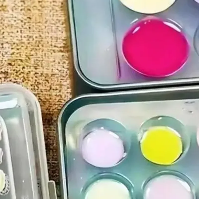 

High Transparent Nail Art Nail Color Palette Or Gel Polish Pallet Mixing Drawing Paint Plate Pad Manicuring Display Showing