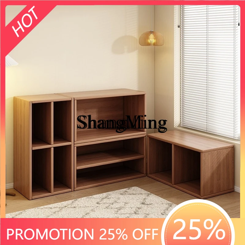 

SM floor-to-ceiling low cabinet household free combination lattice cabinet bedroom storage living room small bookshelf