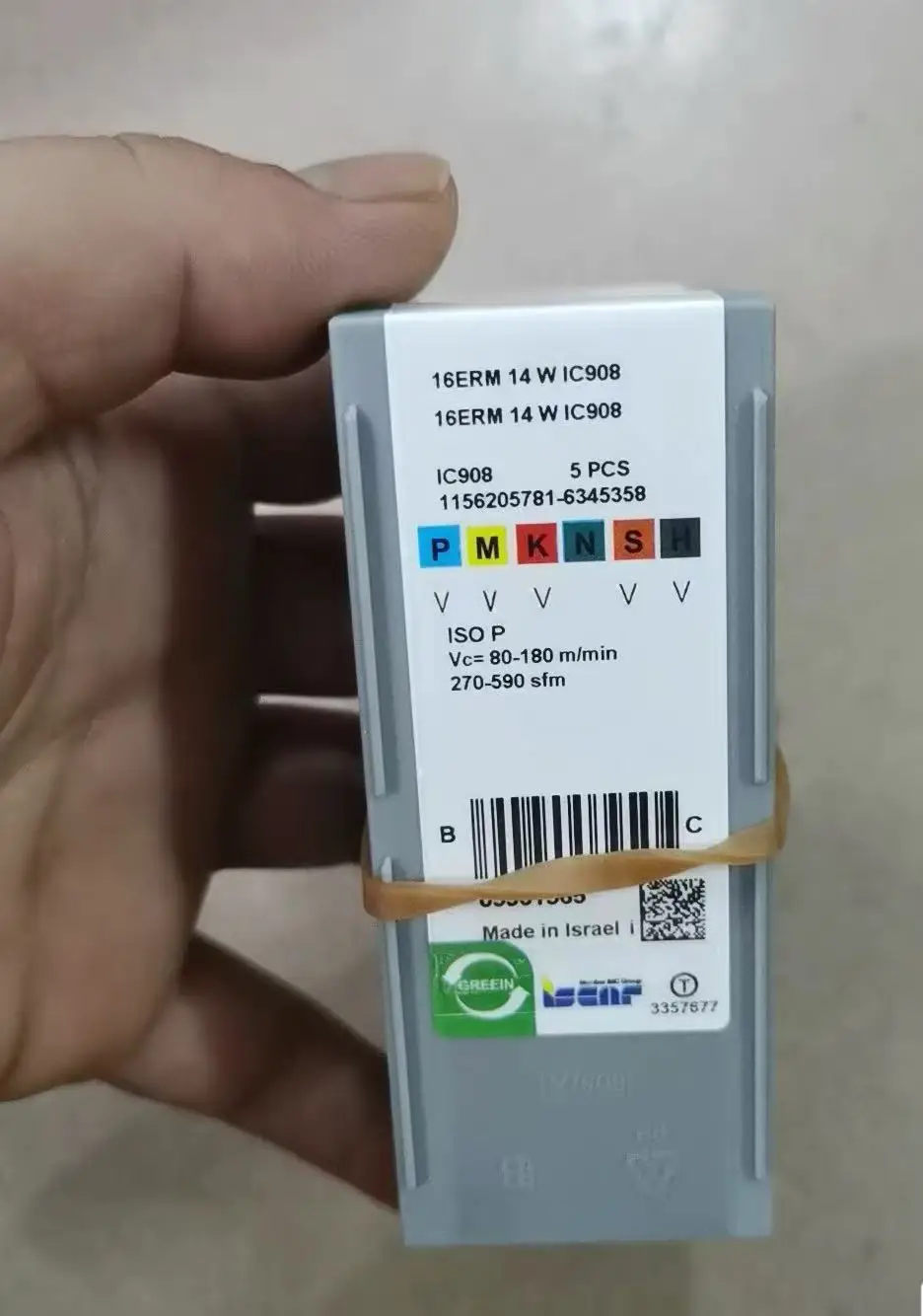 

16ERM11W IC908 Indexable inserts 16ERM14W IC908