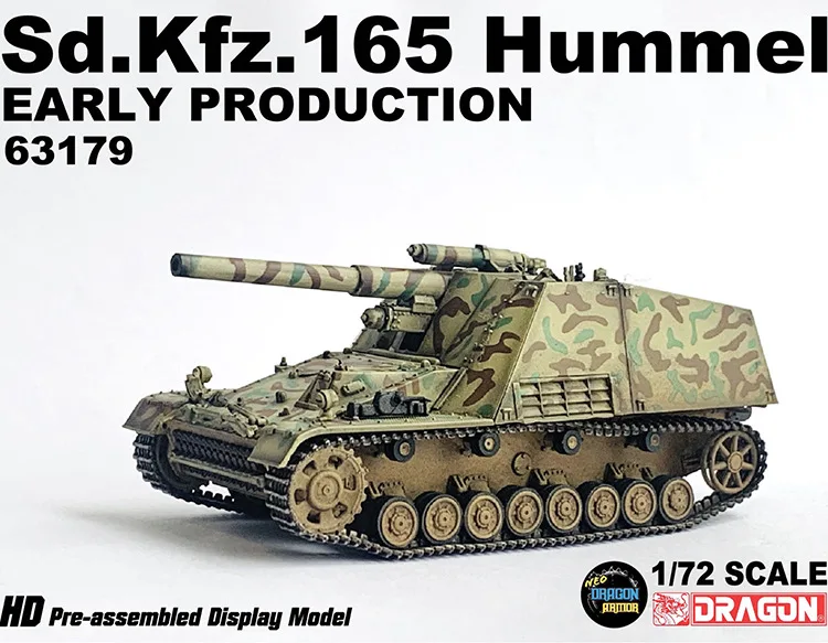 

Dragon 1/72 Scale Germany Sd.Kfz.165 self-propelled Tank Early Type Finished Product Collection Model 63179 In Stock