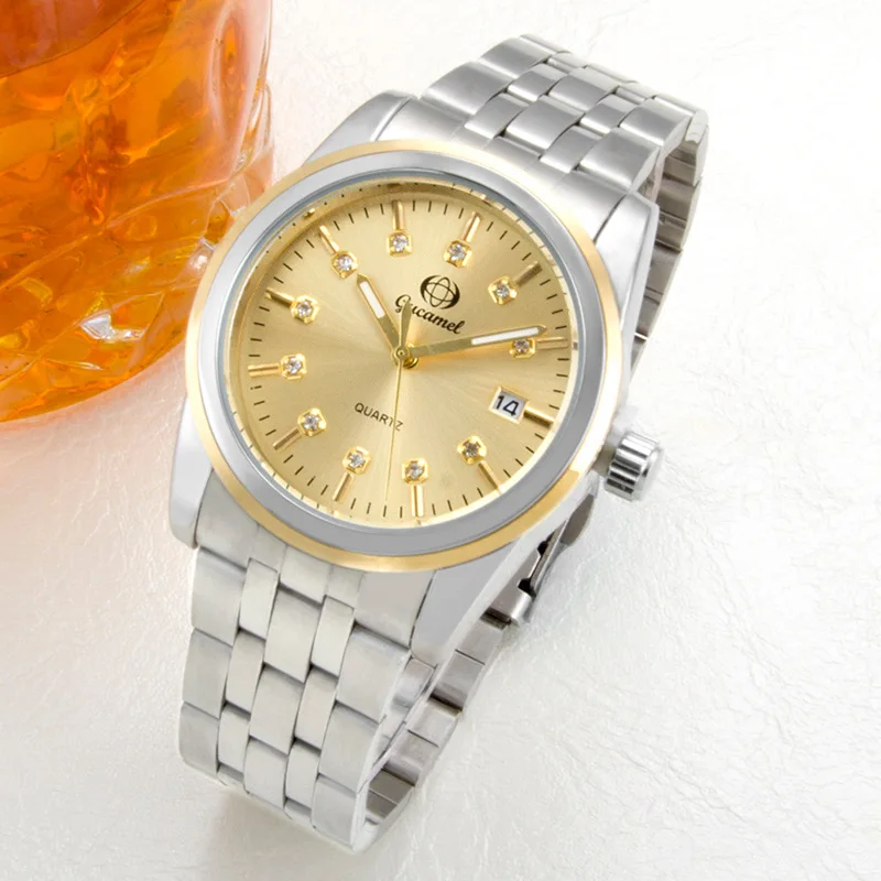 

Men’s *Quartz Watch Leather Strap Dual Date, Business Casual Wristwatch, New Trendy Men’s Watch for Office & Daily Wear