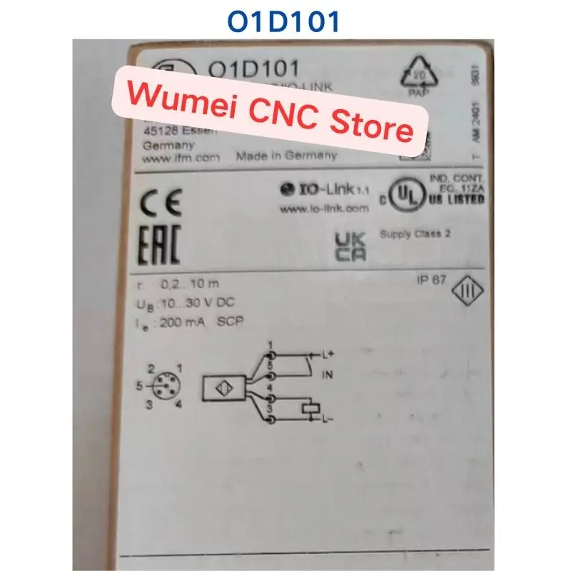 Brand new inventory Distance measuring sensor O1D101 1 piece
