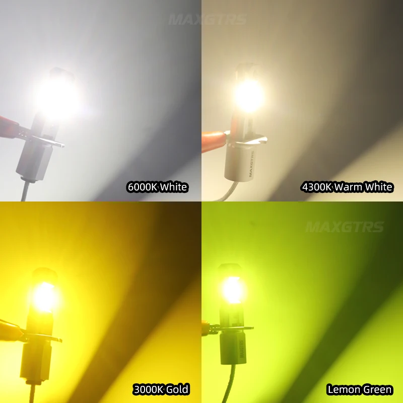 Prévention GTRS-Ampoule antibrouillard LED, lampe de course de conduite de voiture, lumière de sauna DRL, lumière automatique, design 1:1, blanc et