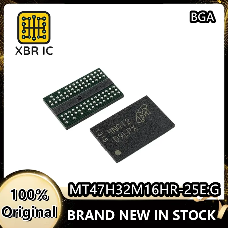 

(10/30 pieces) MT47H32M16HR-25E:G D9LPX BGA storage chip New original authentic spot fast delivery