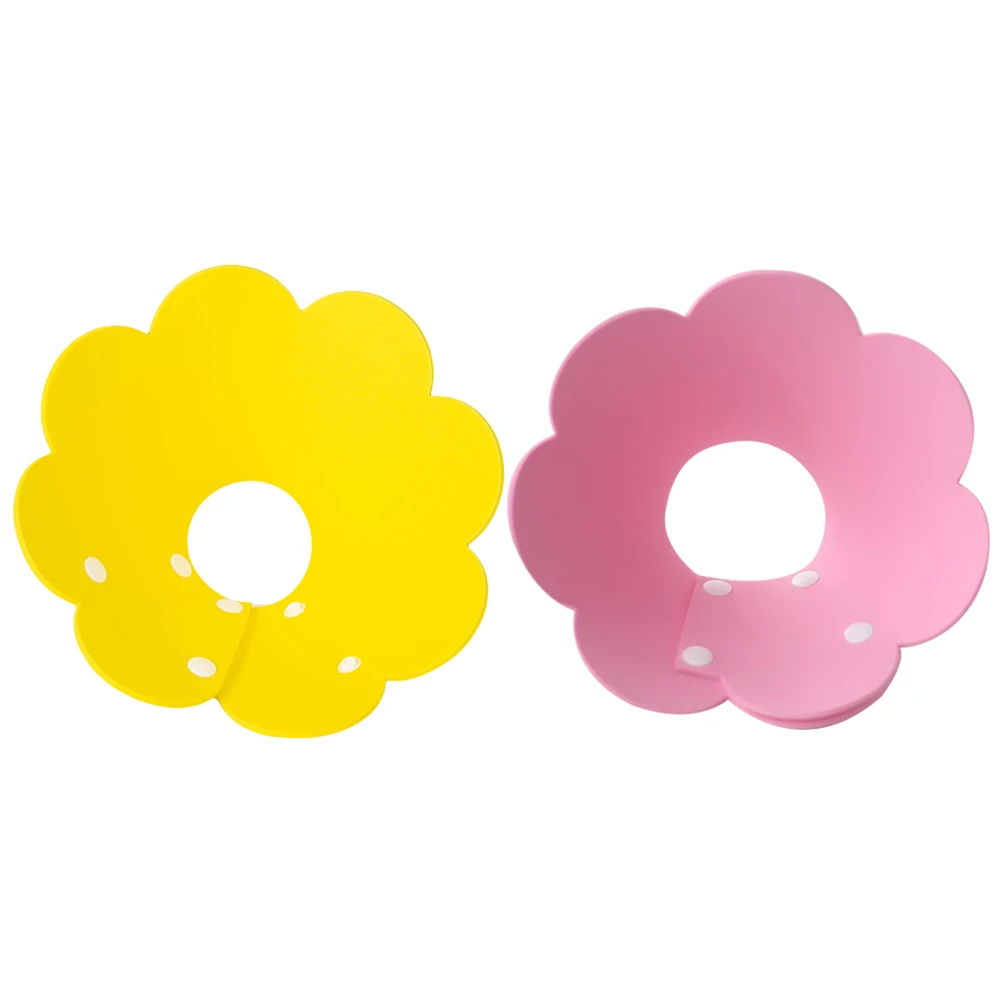 

2pcs Anti-Lick Collar Bright Color Soft Durable Washable Pet Supplies Elizabethan Collar Dog Accessories Neck Size