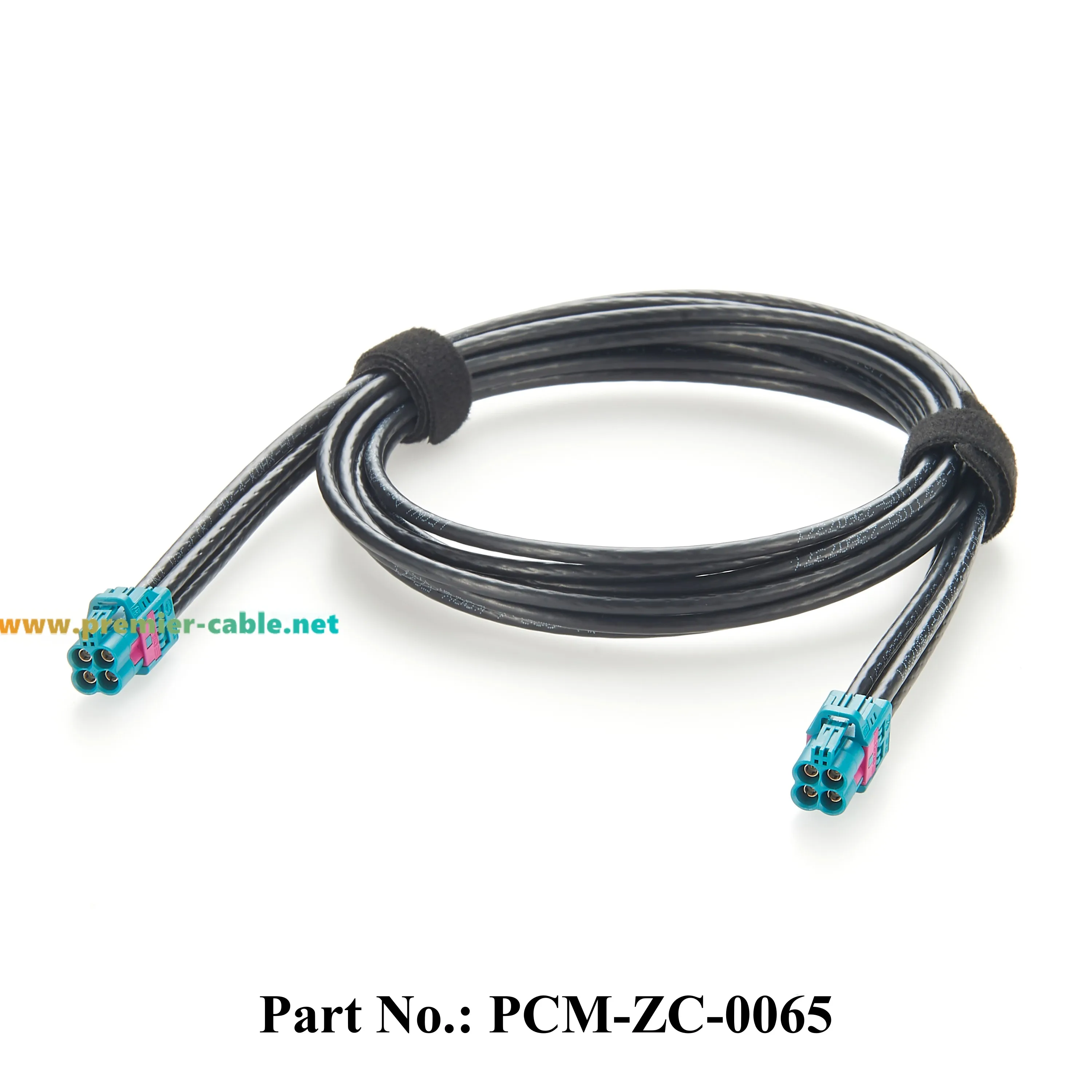 Quad HFM Mini FAKRA Cable Assembly 4 in 1 Mini FAKRA RF Coaxial Cable with Original Rosenberger AMK12D-1M4Z5-Z Connector 50 Ohm - Image 3