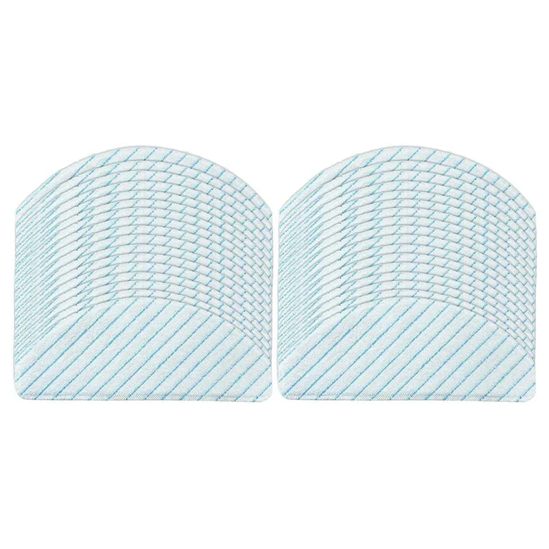 240Pcs Microfiber Mopping Pads For ECOVACS DEEBOT OZMO T8 T9 AIVI Vacuum Cleaner Washable Mop Cloth Rags