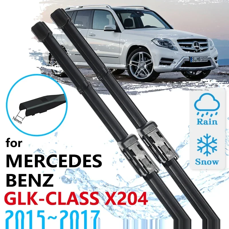 For Mercedes Benz GLK 280 300 350 200 220 320 X204 2015 2016 2017 Windscreen Windshield Accessories Auto Car Front Wiper Blades