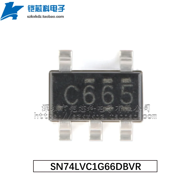 10Pcs Original SN74LVC1G66DBVR 74LVC1G66DBVR SOT23-5 SN74LVC1G66DCKR SC70-5 SMD IC Single Bilateral Analog Switch 74LVC1G66