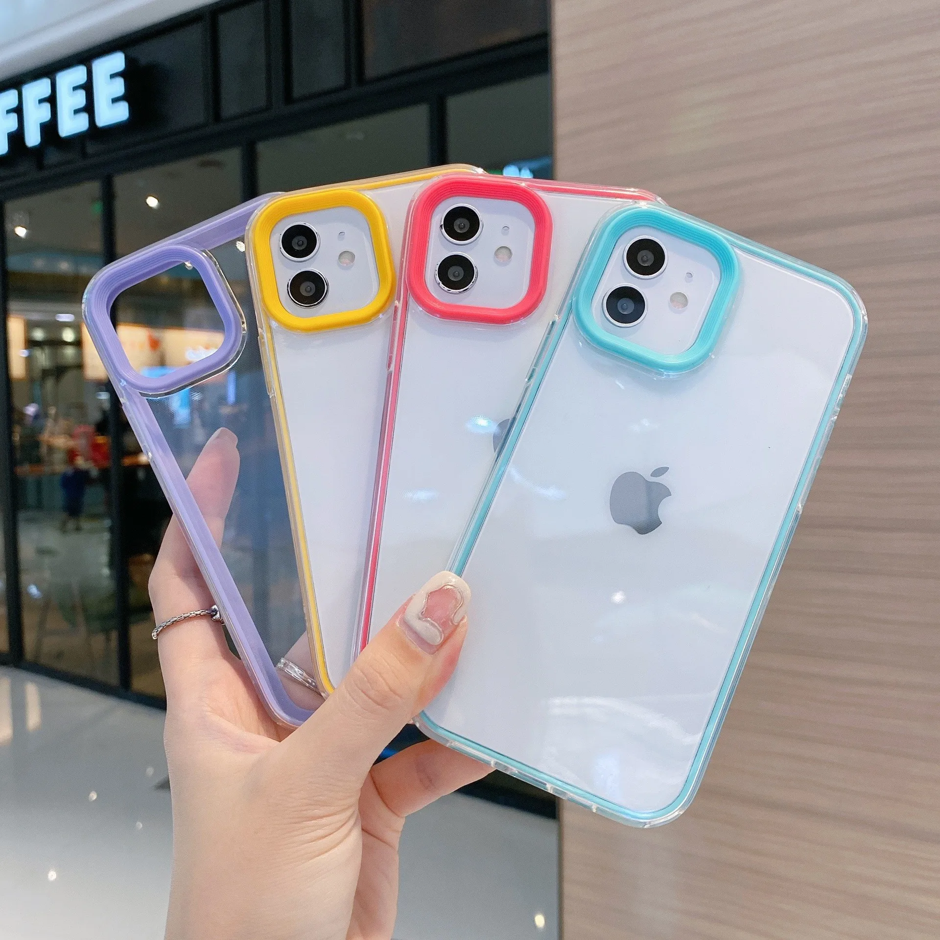Transparent protection camera Light and convenient Phone Case For iphone15 14 13 12 11  Pro Max XS X XR 7 8 Plus  new products