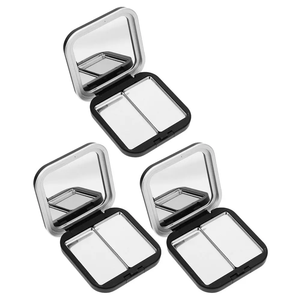 3 Sets de Bandejas Magnéticas para Maquillaje, Paleta Vacía para Sombra de Ojos y Colorete, Solución de Almacenamiento Duradera y Moderna de ABS