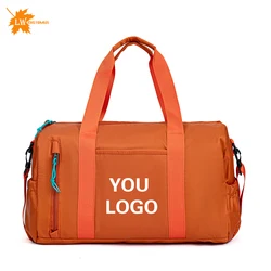 Wholesale Travel Bags Lightweight Gym Bags Waterproof Luggage Bags Sports Training Bags Fitness Bags Printed With Logo Patterns