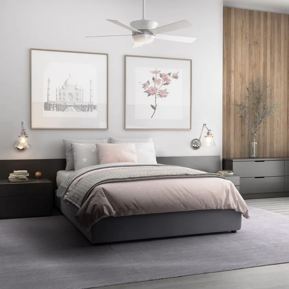 P2540-3030K Ventilatori da soffitto Harranvale, 5 pale, bianco